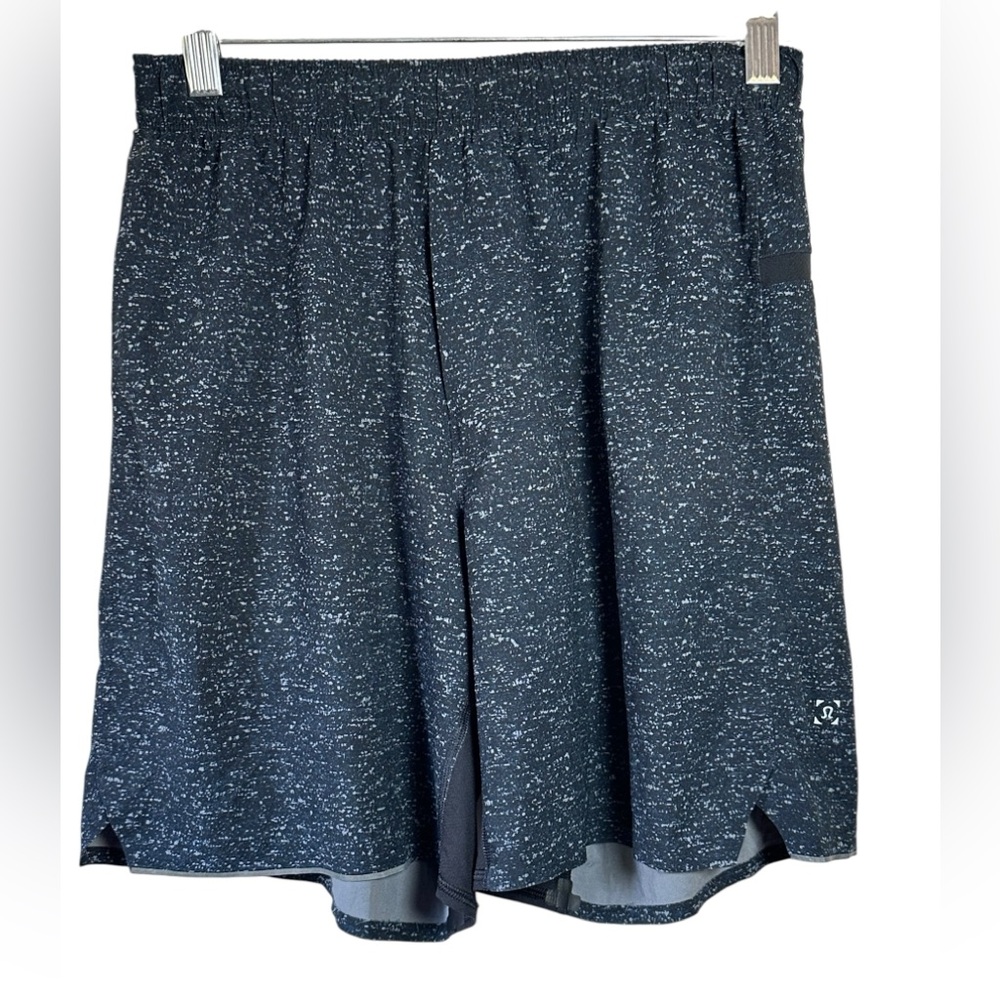 Lululemon‎ Men's Surge Short 7' Inseam Linerless Black/Grey Size S Athletic Run